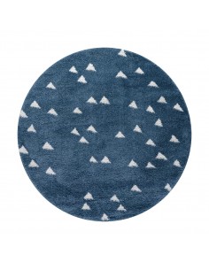 Ροτόντα 133x133 Fluffie Kids Art 9553 Μπλε   Beauty Home