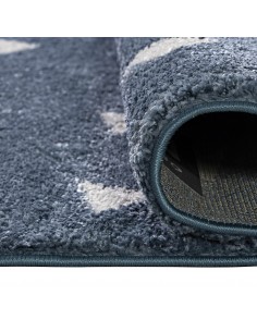 Ροτόντα 133x133 Fluffie Kids Art 9553 Μπλε   Beauty Home 2