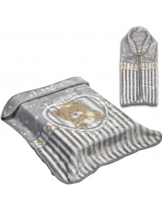 Κουβέρτα βρεφική - Υπνόσακος Art 5250 80x90 Γκρι   Beauty Home