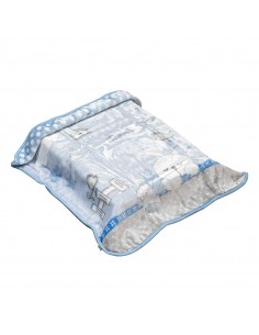 Κουβέρτα βρεφική - Υπνόσακος Art 5251 80x90 Μπλε   Beauty Home 2