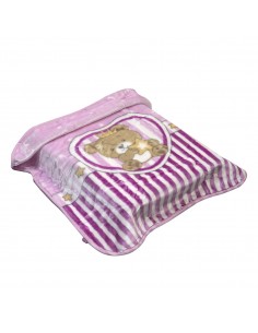 Κουβέρτα βρεφική - Υπνόσακος Art 5253 80x90 Λιλά   Beauty Home 2