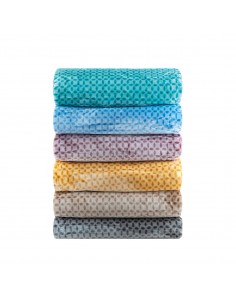 Κουβέρτα μονόχρωμη μονή Art 11000 σε 6 αποχρώσεις 160x220  Μπλε Beauty Home