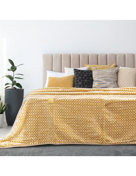 Κουβέρτα μονόχρωμη μονή Art 11000 σε 6 αποχρώσεις 160x220 Beauty Home