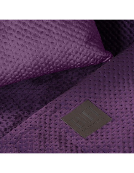 Ριχτάρι Μονοθέσιο Velvety 180x170 Art 8411 Μώβ Beauty Home