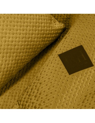 Ριχτάρι Τετραθέσιο Velvety 180x350 Art 8412 Ώχρα Beauty Home