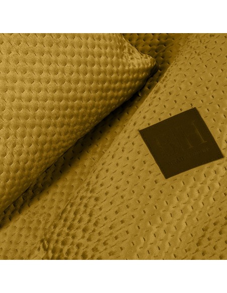 Ριχτάρι Τετραθέσιο Velvety 180x350 Art 8412 Ώχρα Beauty Home