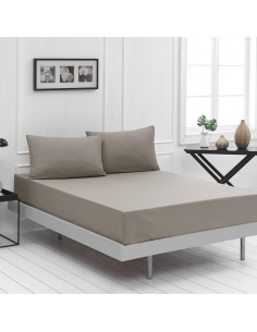 Σεντόνι King size μονόχρωμο Art 1999 265x270 Μπεζ   Beauty Home