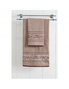 Πετσέτα προσώπου Art 3224  50x90  Μπεζ   Beauty Home