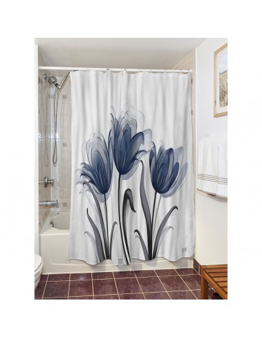 Κουρτίνα μπάνιου Tulips Art 3243  190x180  Εμπριμέ   Beauty Home