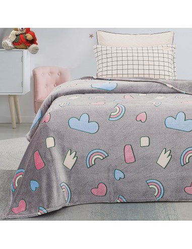 Κουβέρτα μονή φωσφορίζουσα Art 6251 160x220 Γκρι Beauty Home Κουβέρτα μονή φωσφορίζουσα Art 6251 160x220 Γκρι Beauty Home