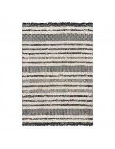 Χαλί βαμβακερό Morocotton 9241 Γκρι 125x180  Beauty Home