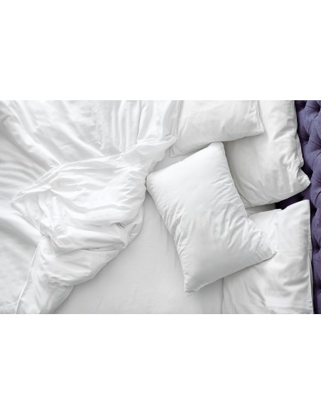 Σεντόνι Ξενοδοχείου μονό Direct CVC 70% Cot - 30% Pol Λευκό 178x270 Beauty Home