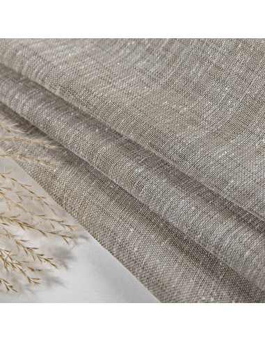 Κουρτίνα γάζα μονόχρωμη με 8 μεταλικούς κρίκους Art 8440 140x270 Μπεζ Beauty Home