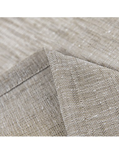 Κουρτίνα γάζα μονόχρωμη με 8 μεταλικούς κρίκους Art 8440 140x270 Μπεζ Beauty Home