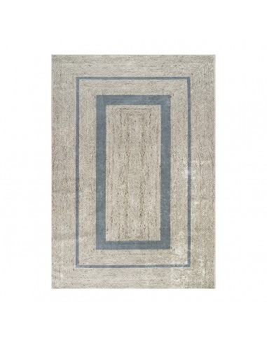 Χαλί Jute Art 9130-Blue Μπεζ