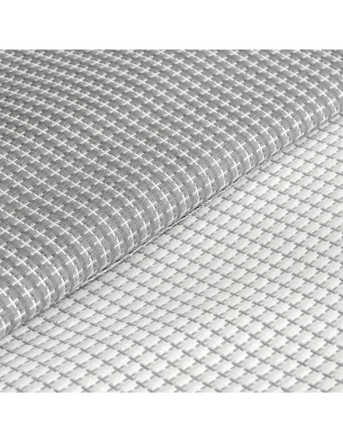 Κουβέρτα μονή διπλής όψεως Cross matelasse Art 11173 170x270 Γκρι Beauty Home