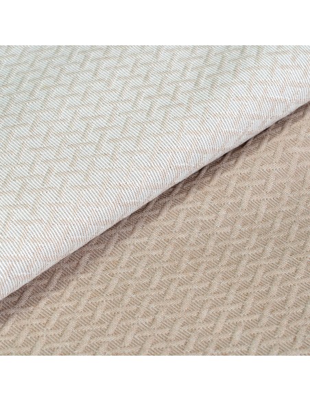 Κουβέρτα King Size Stripe ζακάρ Art 11172 260x270 Άμμου Beauty Home