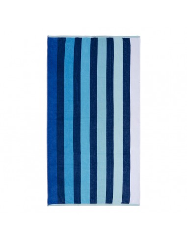 Πετσέτα θαλάσσης Art 2187 86x160 Μπλε ρίγα   Beauty Home