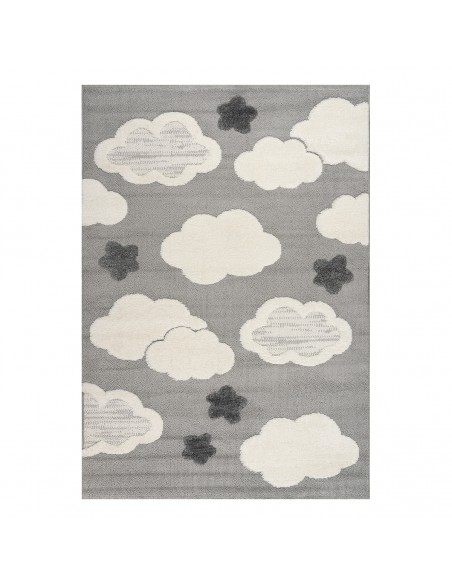 Χαλί Loop Art 9558 Grey white Γκρι λευκό 133x190  Beauty Home Χαλί Loop Art 9558 Grey white Γκρι λευκό 133x190  Beauty Home