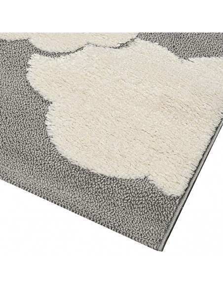 Χαλί Loop Art 9558 Grey white Γκρι λευκό Beauty Home Χαλί Loop Art 9558 Grey white Γκρι λευκό Beauty Home