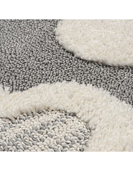 Χαλί Loop Art 9558 Grey white Γκρι λευκό Beauty Home Χαλί Loop Art 9558 Grey white Γκρι λευκό Beauty Home