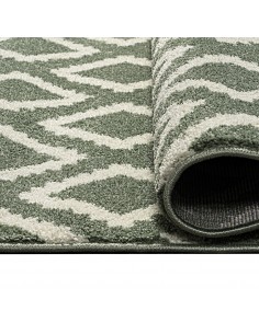 Πατάκι Vibe Art 9573 67x150 Mint White Μέντα Λευκό   Beauty Home 2