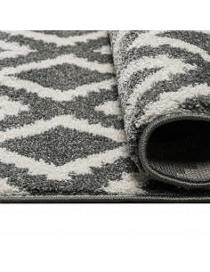 Πατάκι Vibe Art 9576 67x150 Grey White Γκρι Λευκό   Beauty Home 2