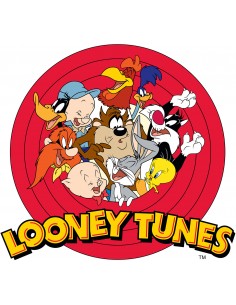 Κουρτίνα Art 6188 Looney Tunes 180x250 Εμπριμέ   Beauty Home 2
