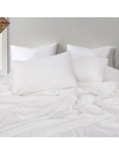 Σετ σεντόνια υπέρδιπλα Hilton Art 11151 240x280 Λευκό   Beauty Home 2