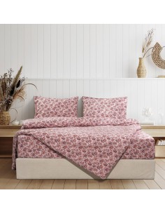 Σετ σεντόνια φανελένια υπέρδιπλα Varda Art 11183 240x260 Εμπριμέ   Beauty Home