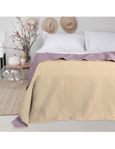 ΚΟΥΒΕΡΛΙ MONO AMADO BEIGE/APPLE