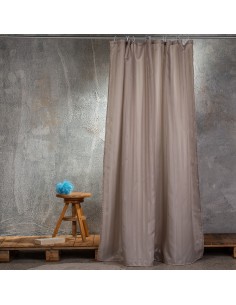 ΚΟΥΡΤΙΝΑ ΜΠΑΝΙΟΥ 180Χ200 JACQUARD ΓΚΡΙ