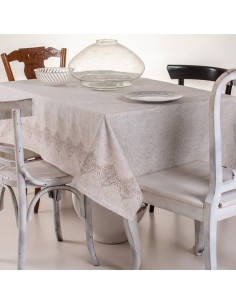 ΤΡΑΠΕΖΟΜΑΝΤΗΛΟ ΛΟΝΕΤΑ ΜΑΚΡΟΣΤΕΝΟ 135Χ180 MARLENE BEIGE