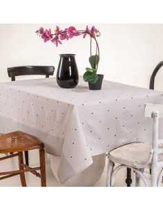 ΤΡΑΠΕΖΟΜΑΝΤΗΛΟ ΛΟΝΕΤΑ ΜΑΚΡΟΣΤΕΝΟ 135Χ220 TIFFANY GREY