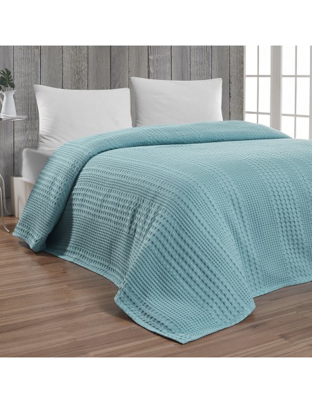 Πικέ μονή Division Αrt 1995 Τυρκουάζ 170x240   Beauty Home