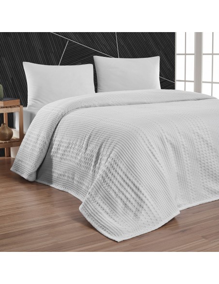 Πικέ μονή Division Αrt 1995 Λευκό 170x240   Beauty Home