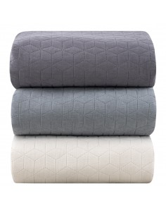 Κουβερλί υπέρδιπλο Trivial Art 12100 σε 3 αποχρώσεις 230x260  Κρεμ Beauty Home 2