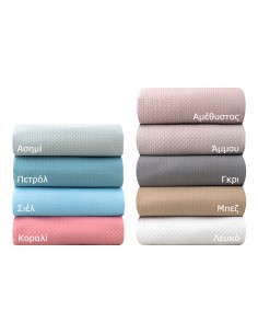 Κουβερλί μονό pre-washed Intence Art 12200 σε 9 αποχρώσεις 160x240  Γκρι Beauty Home 2