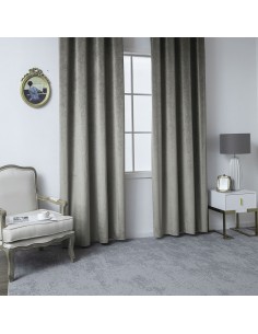 Κουρτίνα βελούδο σκίασης με 8 μεταλλικούς κρίκους Art 8399 140x270 Βιζόν   Beauty Home 2
