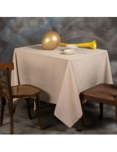 ΤΡΑΠΕΖΟΜΑΝΤΗΛΟ LUISE BEIGE 150Χ150