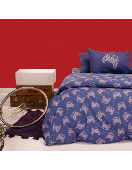 ΣΕΤ ΣΕΝΤΟΝΙΑ ΜΟΝΑ (Λ) TRUCKS BLUE KIDS LINE