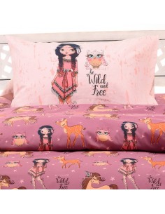 ΣΕΤ ΜΑΞΙΛΑΡΟΘΗΚΕΣ INDIAN GIRL VIOLET KIDS LINE