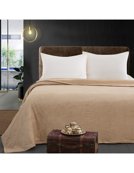 Κουβέρτα μονόχρωμη μονή Fleece Art 11550 160x220 Μπεζ   Beauty Home Κουβέρτα μονόχρωμη μονή Fleece Art 11550 160x220 Μπεζ   Beauty Home
