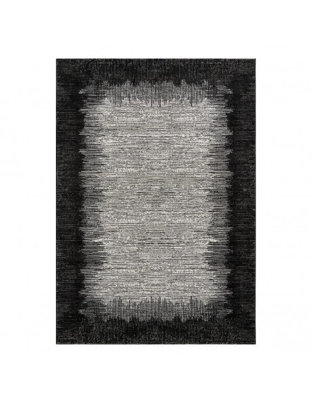 Χαλί Prestige Art 9321 Grey Black - Γκρι Μαύρο Beauty Home