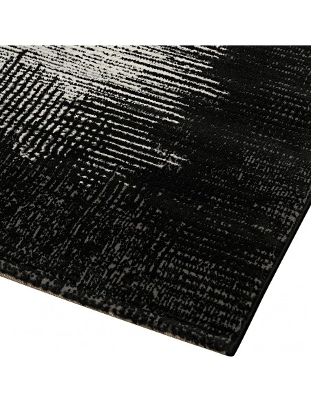 Χαλί Prestige Art 9321 Grey Black - Γκρι Μαύρο Beauty Home