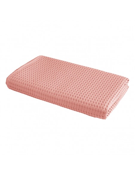 Πικέ μονή waffle Art 1990 Coral  170x240 Κοραλί Beauty Home