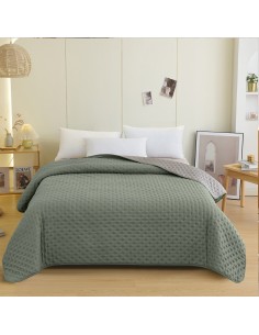 ΚΟΥΒΕΡΛΙ 160Χ240 RENZO AQUA/DARK GREY