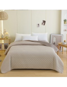 ΚΟΥΒΕΡΛΙ 260Χ240 RENZO ECRU/GREY