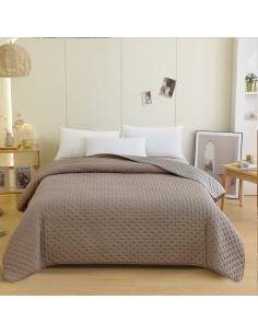 ΚΟΥΒΕΡΛΙ 260Χ240 RENZO GREY/DARK GREY