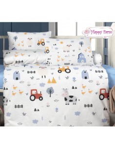 Σετ σεντόνια βρεφικά Art 5601 100x150 Γαλάζιο   Beauty Home